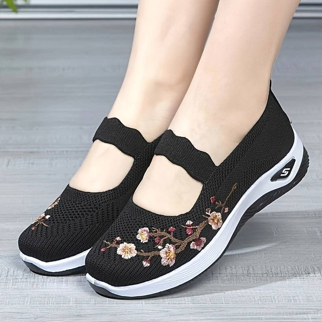 Floral Orthopedic Fitness Sneakers