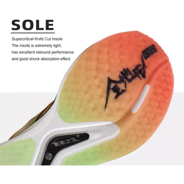 GOLDEN CAMEL Full-palm Carbon Plate Professional Racing Training Running Shoes Double-layer Shock Absorption Sport Shoes for Men