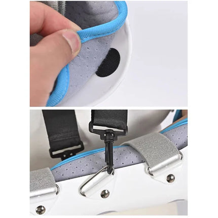 Adjustable Post Op Elbow Stabilizer Splint-Elbow Brace Immobilizer-After Surgery for Dislocated Arm Ligament and Tendon Repairs