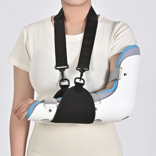 Adjustable Post Op Elbow Stabilizer Splint-Elbow Brace Immobilizer-After Surgery for Dislocated Arm Ligament and Tendon Repairs