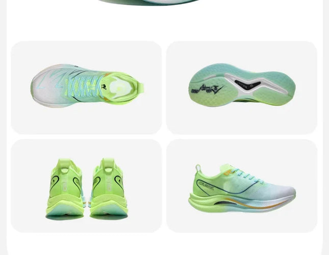 GOLDEN CAMEL Full-palm Carbon Plate Professional Racing Training Running Shoes Double-layer Shock Absorption Sport Shoes for Men