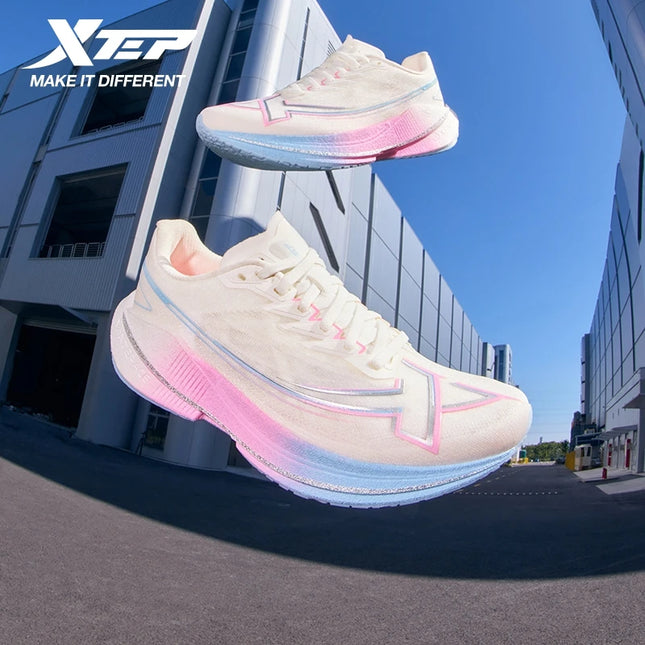 Xtep Shyft 1.0 Running Shoes for Women Durability Cushion Shock Absorption Stability Combat Breathable Sneakers 875318110084