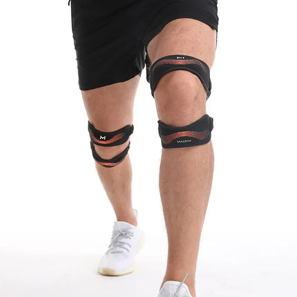 New Upgraded With Double Patella Straps Anti Slip Silicone Sports Knee Pads That Are Adjustable, Stable, And Shock-Absorbing