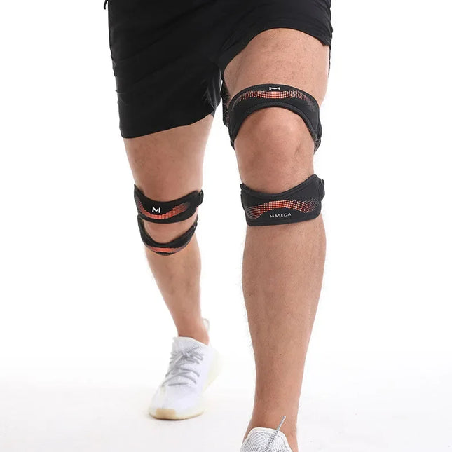 New Upgraded With Double Patella Straps Anti Slip Silicone Sports Knee Pads That Are Adjustable, Stable, And Shock-Absorbing
