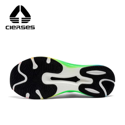CIERSES  Full Palm Marathon Racing Track and Field Training High Wear   High Rebound Propulsion Fabric Running Shoes 2438-4