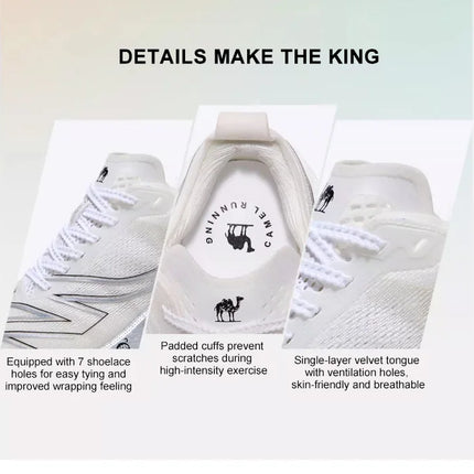 GOLDEN CAMEL Full-palm Carbon Plate Professional Racing Training Running Shoes Double-layer Shock Absorption Sport Shoes for Men