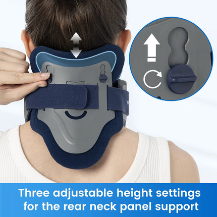 VELPEAU Cervical Traction Device, Neck Stretcher for Posture Correct and Spine Pressure, Adjustable Neck Brace for Men and Women