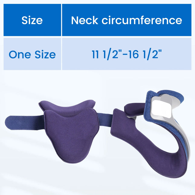 VELPEAU Cervical Traction Device, Neck Stretcher for Posture Correct and Spine Pressure, Adjustable Neck Brace for Men and Women
