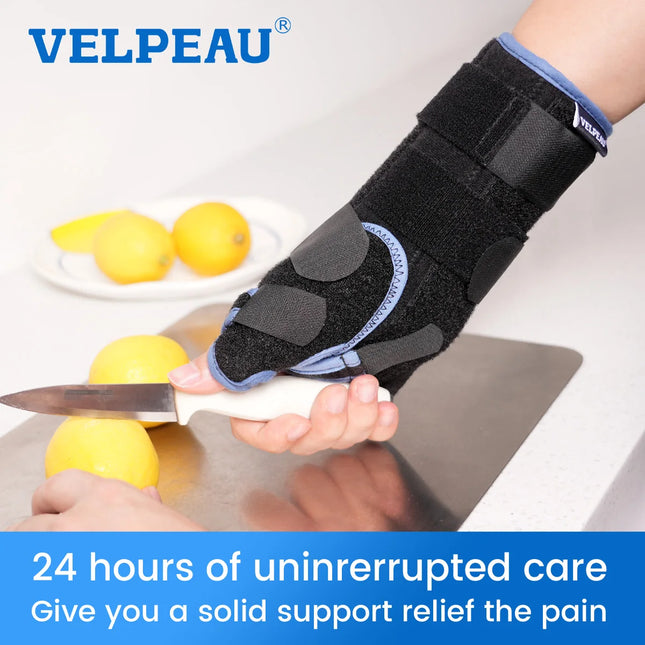 VELPEAU Wrist Splint Medical for Carpal Tunnel Pain, Tendonitis and Arthritis, Wrist Brace with Adjustable Thumb Support