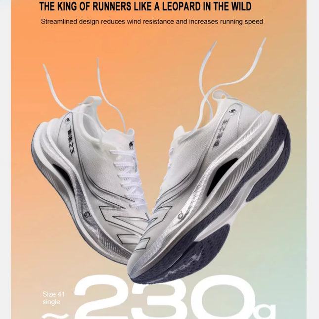 GOLDEN CAMEL Full-palm Carbon Plate Professional Racing Training Running Shoes Double-layer Shock Absorption Sport Shoes for Men