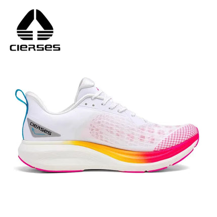 CIERSES  Full Palm Marathon Racing Track and Field Training High Wear   High Rebound Propulsion Fabric Running Shoes 2438-4