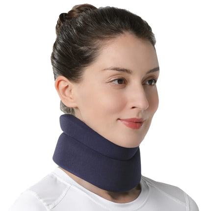 VELPEAU Neck Brace Support for Neck Pain and Spine Pressure, Adjustable Foam Cervical Collar for Snoozing and Sleep Apnea