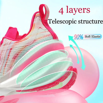 ONEMIX Women Running Shoes Breathable Chinese style Character Vamp Air Cushion Female Sport Shoes Outdoor Walking Sneakers