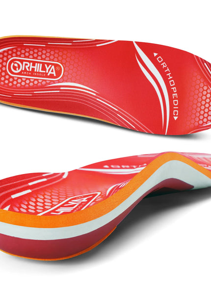 220lbs+ Plantar Fasciitis Orthopedic Sport Insole High Arch Support Men Women Sole, Flat Feet Pain Relief Orthotic Shoe Insert