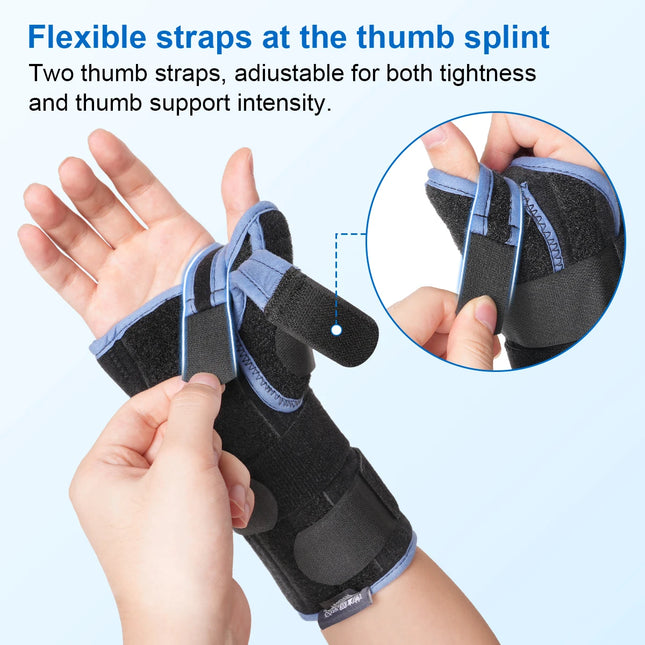 VELPEAU Wrist Splint Medical for Carpal Tunnel Pain, Tendonitis and Arthritis, Wrist Brace with Adjustable Thumb Support