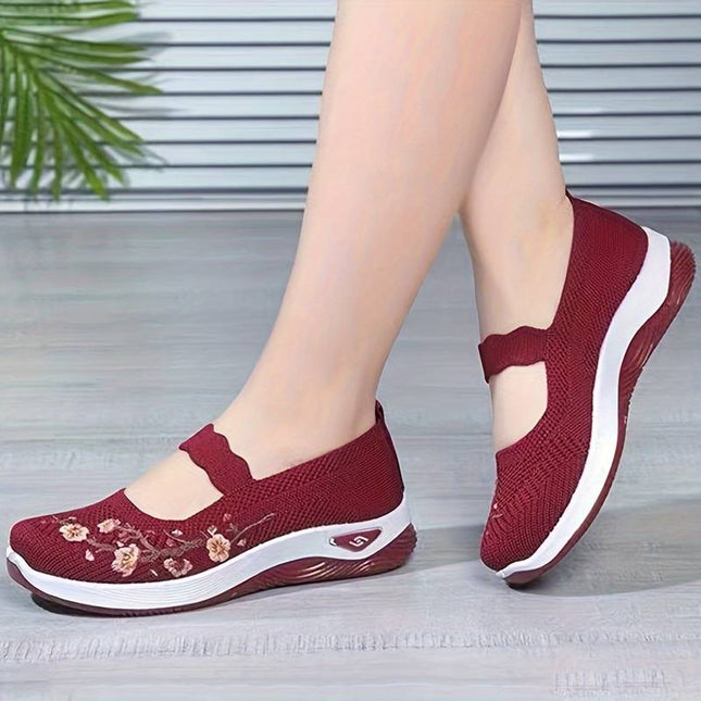 Floral Orthopedic Fitness Sneakers