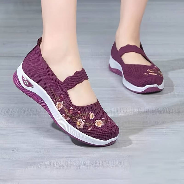 Floral Orthopedic Fitness Sneakers