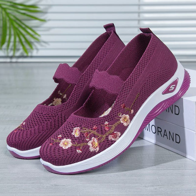 Floral Orthopedic Fitness Sneakers