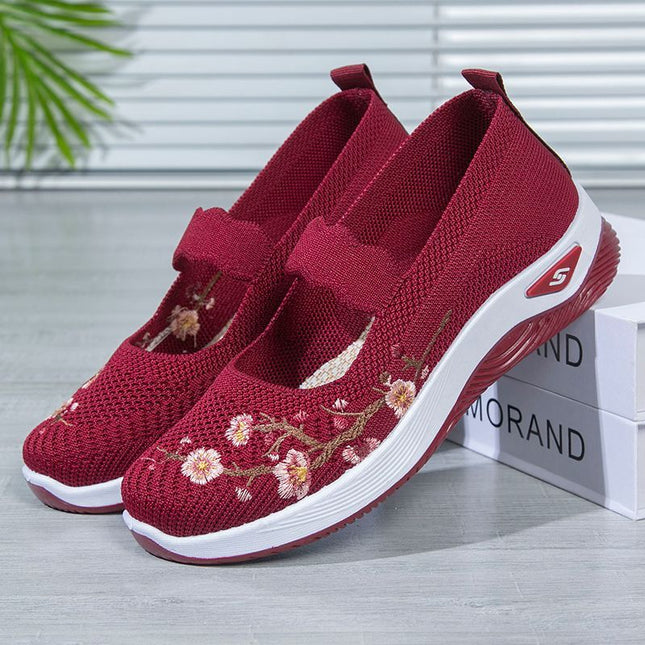 Floral Orthopedic Fitness Sneakers