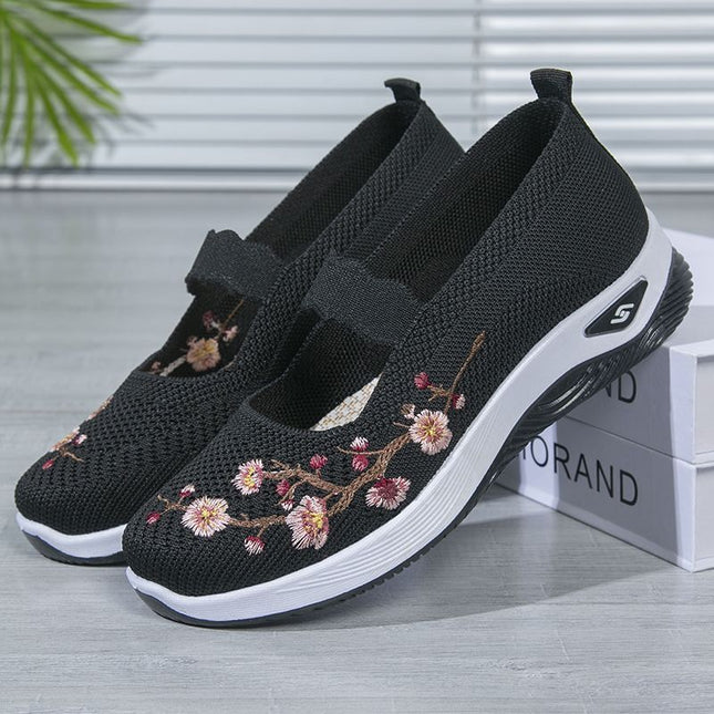 Floral Orthopedic Fitness Sneakers