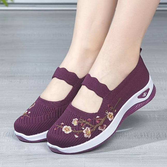 Floral Orthopedic Fitness Sneakers